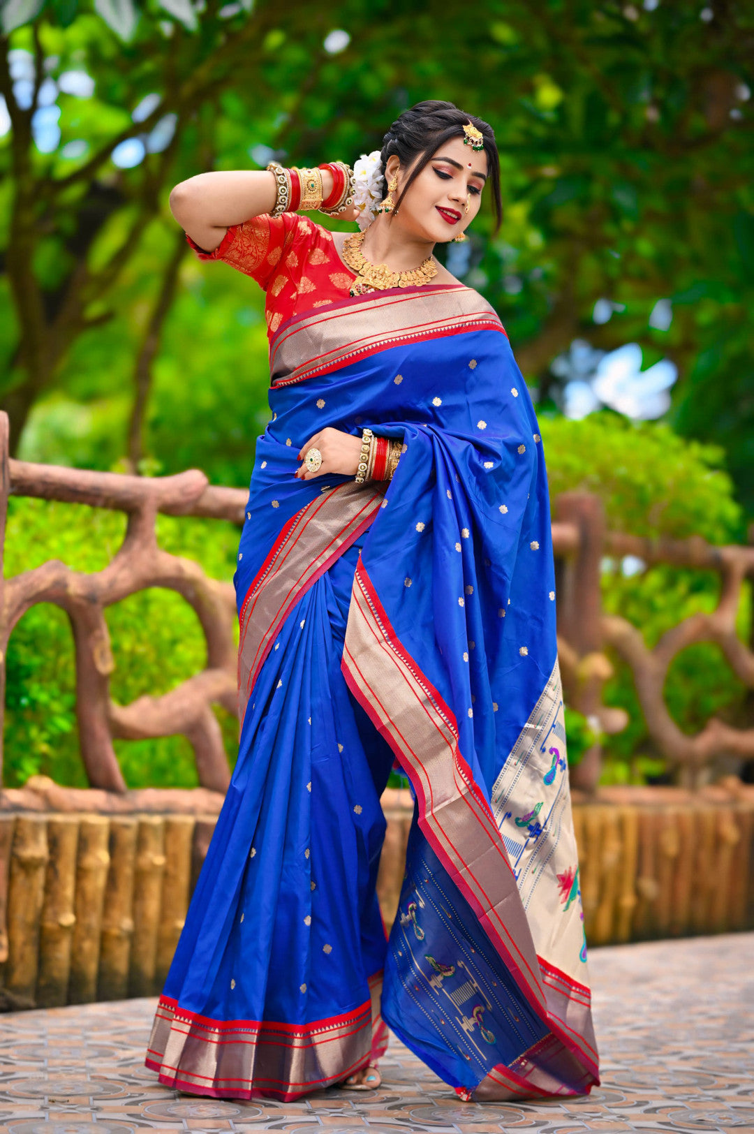 Violet Paithani Silk Saree With Zari Weaving Work | Bridal Wedding Wear – JaipurSaaj