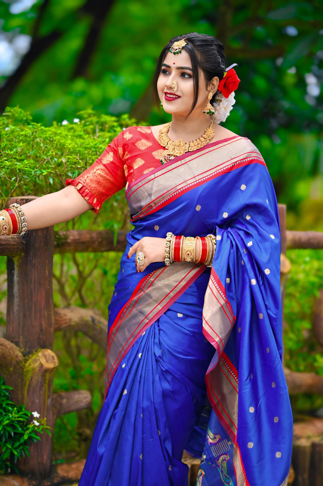 Violet Paithani Silk Saree With Zari Weaving Work | Bridal Wedding Wear – JaipurSaaj