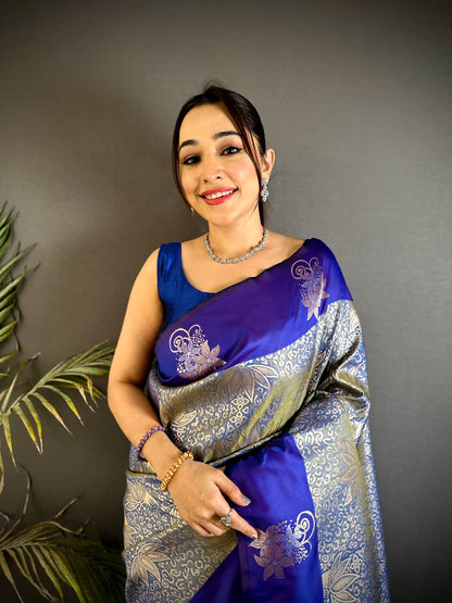 Purple Premium Soft Silk Saree With Zari Weaving Work | Wedding & Festive Wear – JaipurSaaj