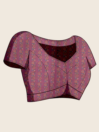 Multi Soft Linen Cotton Saree With Kalamkari Printed Work