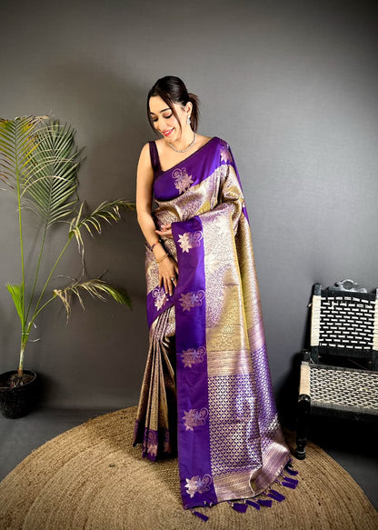 Magenta Premium Soft Silk Saree With Zari Weaving Work | Wedding & Festive Wear – JaipurSaaj