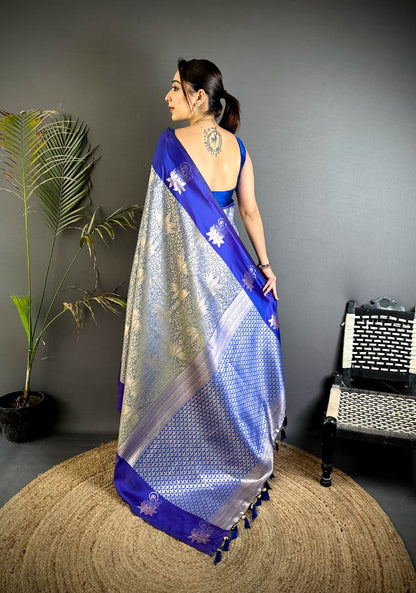 Purple Premium Soft Silk Saree With Zari Weaving Work | Wedding & Festive Wear – JaipurSaaj
