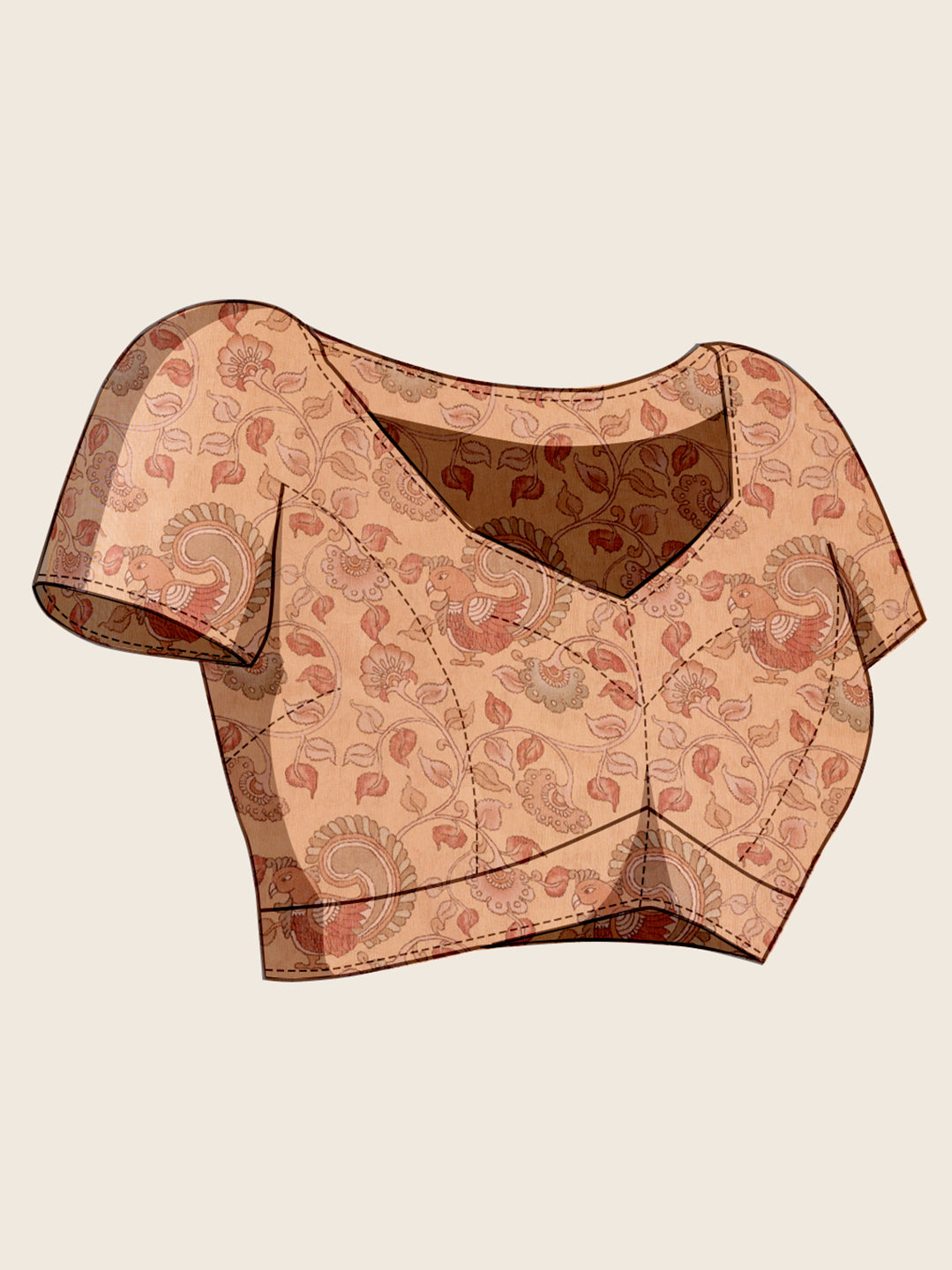 Multi Soft Linen Cotton Saree With Floral Printed Work