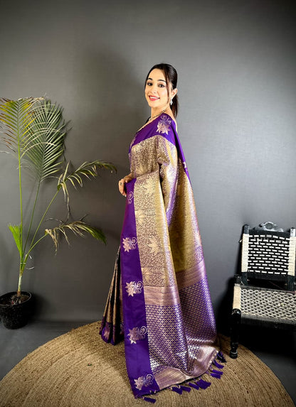 Magenta Premium Soft Silk Saree With Zari Weaving Work | Wedding & Festive Wear – JaipurSaaj