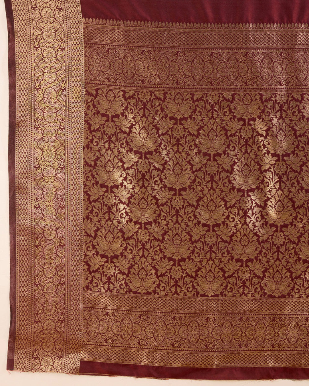 Maroon Color Soft Kanchipuram Silk Saree With Zari Weaving Work | Bridal Wedding & Festive Wear – JaipurSaaj